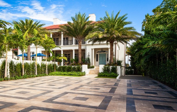 Palm Beach Paver Driveway