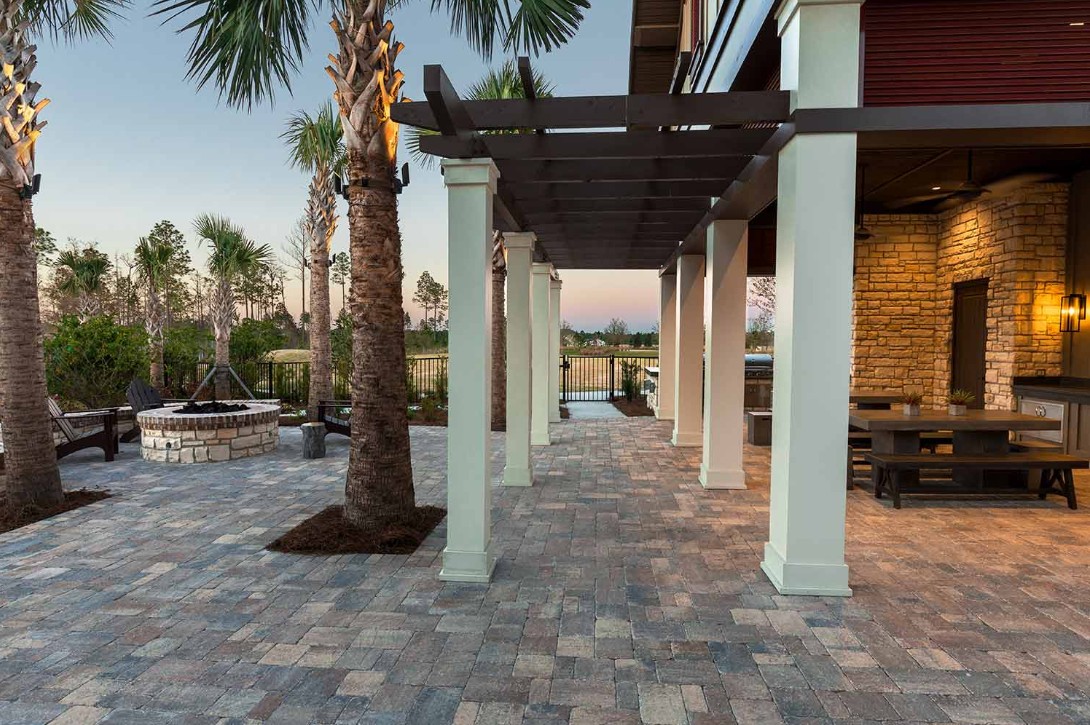 Modern Pergola Patio Installation
