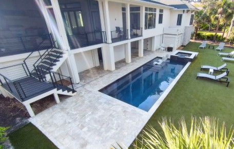 Professional Pool Deck Installation - Project 13