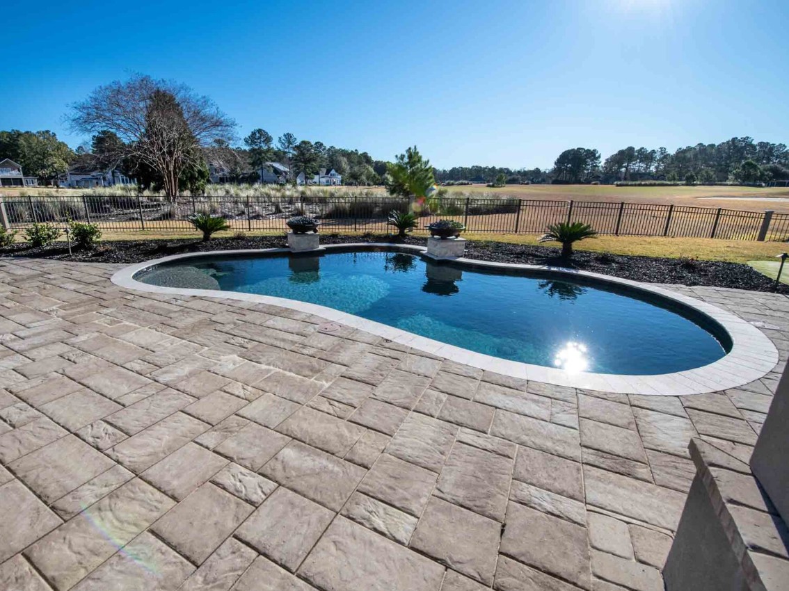 Professional Pool Deck Installation - Project 14